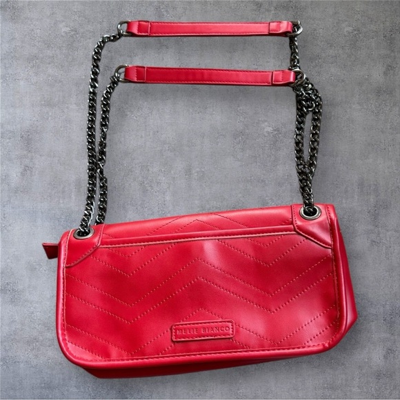 Melie Bianco Andie Quilted Vegan Leather Shoulder Crossbody Bag - NWOT - Picture 9 of 9